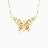 Be Transformed Molten Butterfly Necklace