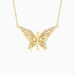 Be Transformed Molten Butterfly Necklace