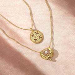 Maternal Love Dove Pearl Necklace