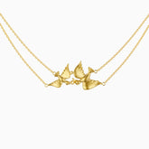 Dove Double Chain Necklace
