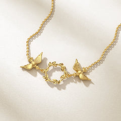 Dove Olive Branch Necklace