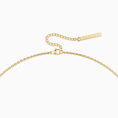 Beaded Bezel-Set Station Necklace