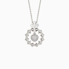 The Sacred Heart Dangle Pendant Necklace