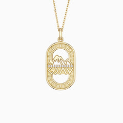 God is Greater Than the Highs and Lows Pendant Necklace