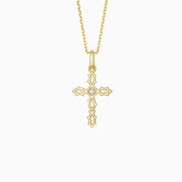 Thorn Cross Pendant Necklace