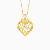 Radiant Sacred Heart Necklace