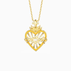 Radiant Sacred Heart Necklace