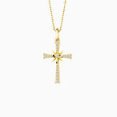 Guiding Star Cross Pendant Necklace