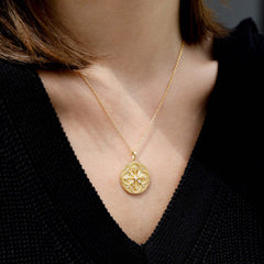 Cathedral Light Medallion Necklace