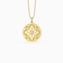 Cathedral Light Medallion Necklace