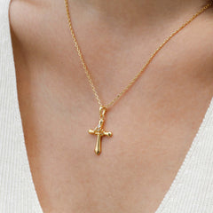Crown Cross Necklace