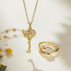 Manifestation Key to Growth Necklace