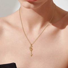 Manifestation Key to Wisdom Necklace