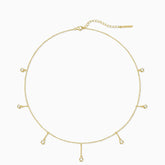 Raindrop Station Necklace