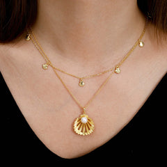 Shell Station Necklace