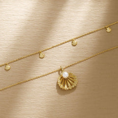 Shell Station Necklace