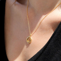 Spiral Clarity Necklace