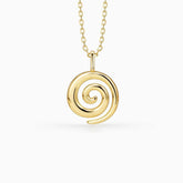 Spiral Clarity Necklace