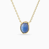 Seren Droplet Gemstone Necklace