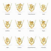 Born of Love Blooming Birth Flower Necklace