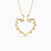 Sacred Bloom Heart of Love Necklace