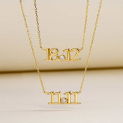 Anastasia Personalized Number Necklace