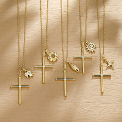 Heart of Grace Cross Necklace