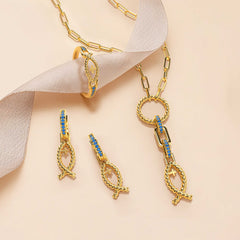 Cord Ichthys Earrings