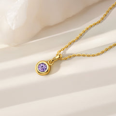 Bubble Knot June Birthstone Charm Pendant