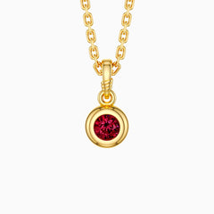 Bubble Knot July Birthstone Charm Pendant