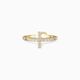 Divine Infinity Cross Ring