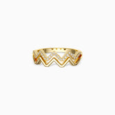 Highs And Lows Wave Ring