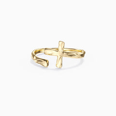 Liquid Open Cross Ring