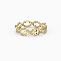 Cord Jesus Fish Ring
