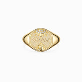 Customized Highs And Lows Signet Ring