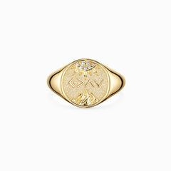 Highs And Lows Signet Ring