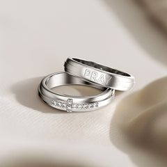 Cross Pray Bands Ring