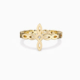 Divine Harmony Ichthys Cross Faith Protection Statement Ring