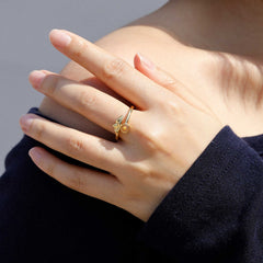 Mustard Seed Move Mountain Faith Statement Ring