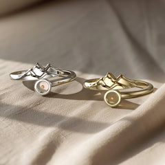 Mustard Seed Move Mountain Faith Statement Ring