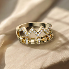 Highs and Lows Serenity Spinner Fidget Ring