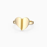 Personalized Chapters of Love Engraved Statement Ring