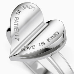 Chapters of Love Engraved Statement Ring