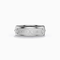 Serenity Gothic Cross Fidget Ring For Anxiety Relief