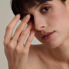 Bible Acronym IYKYK Crown Of Thorns Statement Ring