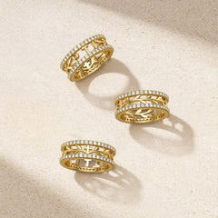 Bible Acronym PTL Olive Branch Cross Statement Ring