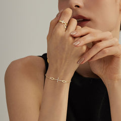 Dangling Ichthys Cross Ring