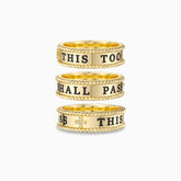 This Too Shall Pass Cross Statement Ring