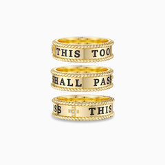 This Too Shall Pass Cross Statement Ring