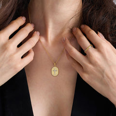 Two-Tone Wheat Interlocking Ring